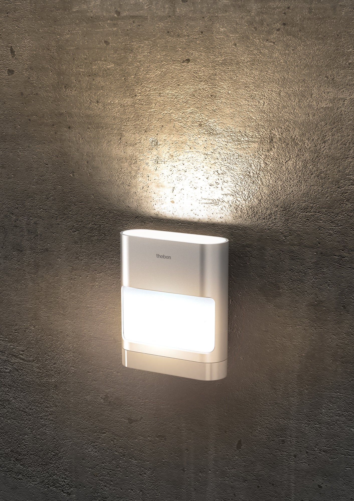 THEBEN LED-Leuchte für Wandmontage, 14 Watt, aluminium THEBEN LED-Leuchte für Wandmontage, 14 Watt, aluminium